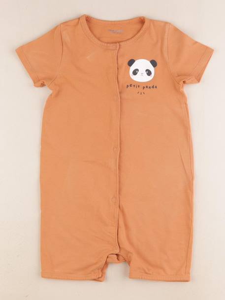 Pyjama coton - 36 mois Orange 1 - vertbaudet enfant 