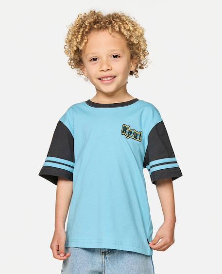 T-shirt garçon paddle out logo Bone+Wave pool 5 - vertbaudet enfant 