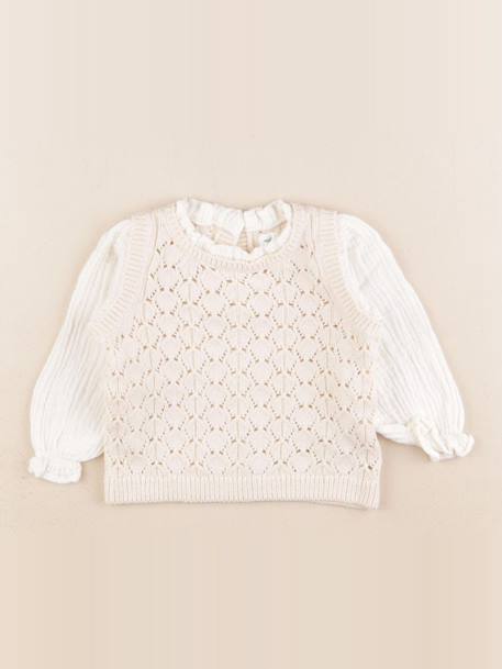 Chemise - 3 mois Beige 1 - vertbaudet enfant 