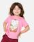T-shirt fille surf vista Bone+Bright pink 5 - vertbaudet enfant 