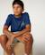 T-shirt garçon staple Blanc+Light navy+Wave pool 12 - vertbaudet enfant 