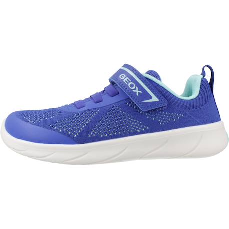 Baskets garçon souples à scratch j foot run Bleu+Vert 2 - vertbaudet enfant 