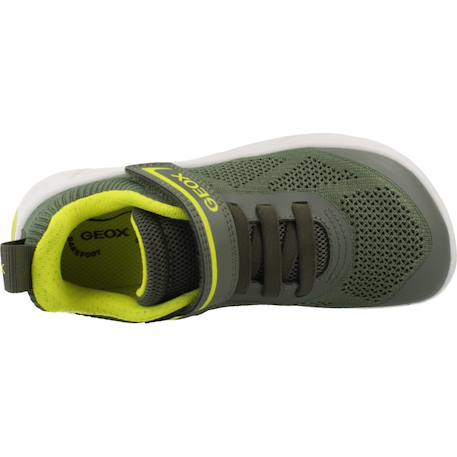 Baskets garçon souples à scratch j foot run Bleu+Vert 12 - vertbaudet enfant 