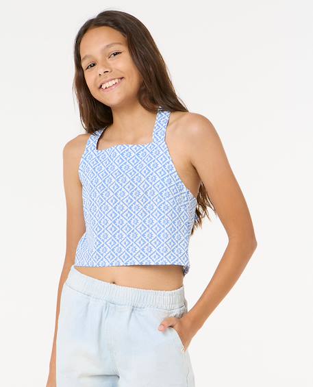 Débardeur dos croisé blissy fille Dark blue 1 - vertbaudet enfant 
