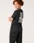 T-shirt garçon surf shack art Bone+Washed black+Wave pool 12 - vertbaudet enfant 