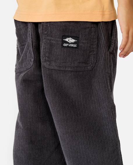 Pantalon surf cord - garçon Washed black 5 - vertbaudet enfant 