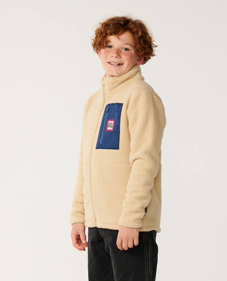Polaire garçon streamline Khaki sand 2 - vertbaudet enfant 