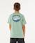 T-shirt garçon streamline lineup Aloe+Bleu marine foncé 4 - vertbaudet enfant 