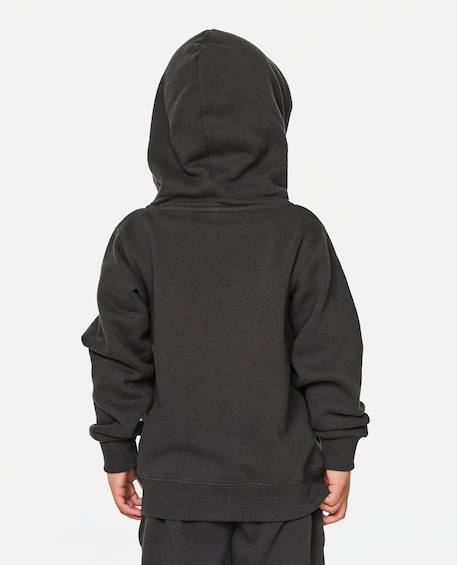 Sweat à capuche zippé garçon paddle out Washed black 2 - vertbaudet enfant 