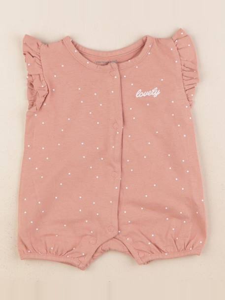 Pyjama coton - 3 mois Rose 1 - vertbaudet enfant 