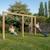 Structure de jeux en bois balançoire toboggan et barre fixe 433cm Naturel 6 - vertbaudet enfant 
