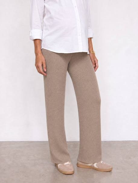 Pantalon de grossesse style yoga beige 4 - vertbaudet enfant 