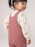 Ensemble bébé fille sweat et salopette vieux rose 13 - vertbaudet enfant 