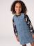 Robe chasuble fille bleu moyen 7 - vertbaudet enfant 