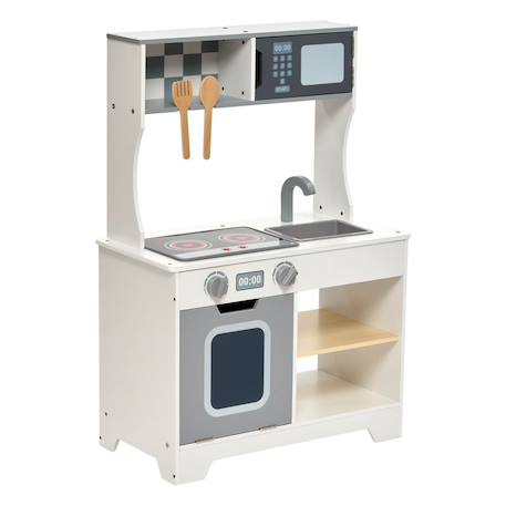 Jeu en bois cuisine et accessoires oren 57x80cm Blanc 2 - vertbaudet enfant 