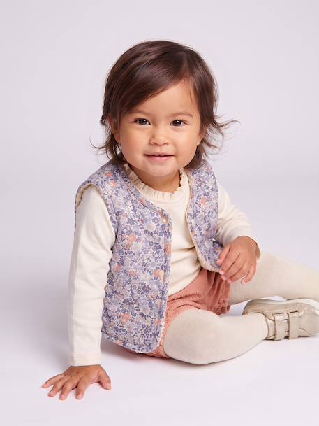 Ensemble 4 pièces bébé fille abricot 3 - vertbaudet enfant 