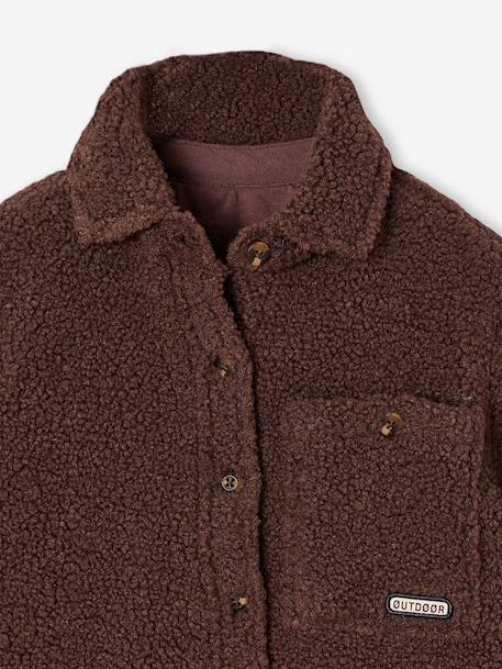 Chemise garçon en sherpa écru+noisette 9 - vertbaudet enfant 