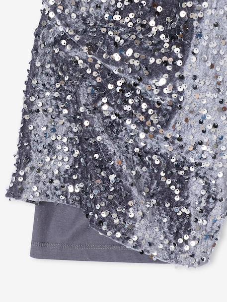 Pantalon large sequin noël fille argenté 7 - vertbaudet enfant 