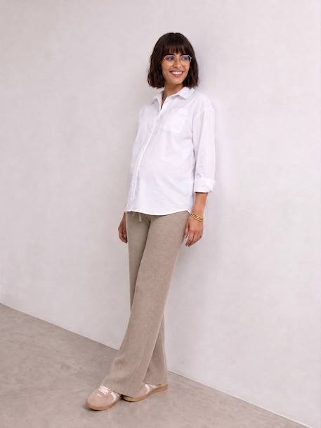 Pantalon de grossesse style yoga beige 2 - vertbaudet enfant 