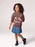 Jupe denim fille denim brut 1 - vertbaudet enfant 