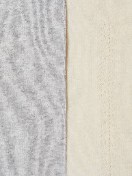 Lot de 2 collants ajourés écru 2 - vertbaudet enfant 