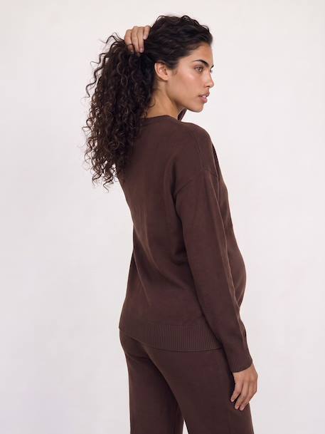 Ensemble pantalon grossesse chocolat 4 - vertbaudet enfant 