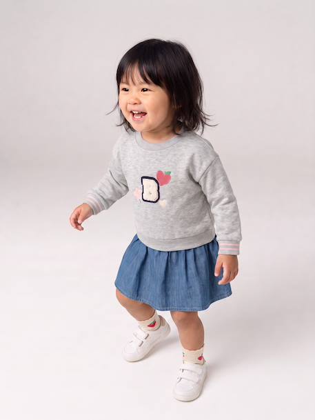 Robe bébé fille manches longues stone 3 - vertbaudet enfant 
