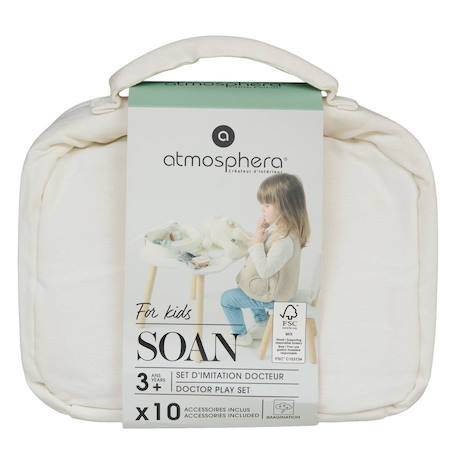 Coffret jeu docteur liel 7x23cm Vert 2 - vertbaudet enfant 