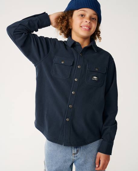 Chemise chaude garçon sessions polar Dark navy 6 - vertbaudet enfant 
