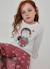 T-shirt fille maille imprimé fille avec fleurs Blanc 1 - vertbaudet enfant 