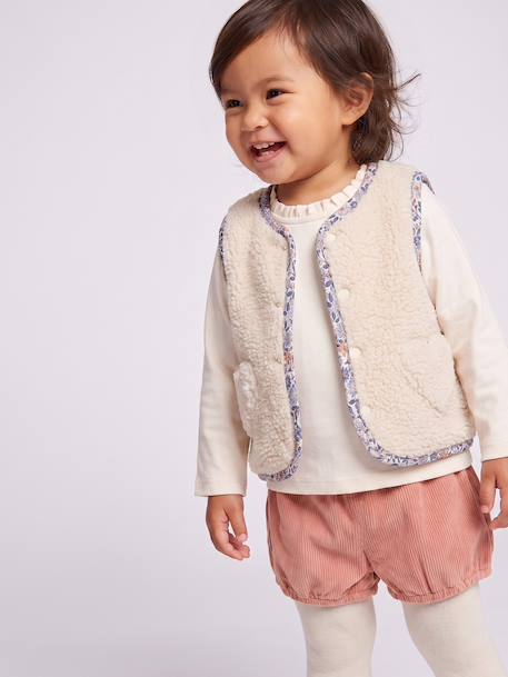 Ensemble 4 pièces bébé fille abricot 13 - vertbaudet enfant 