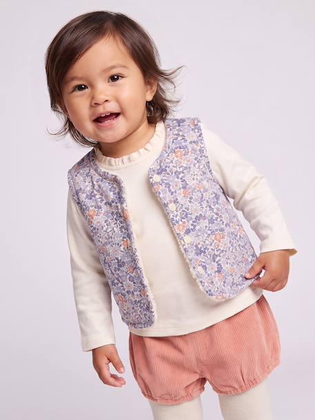Ensemble 4 pièces bébé fille abricot 12 - vertbaudet enfant 