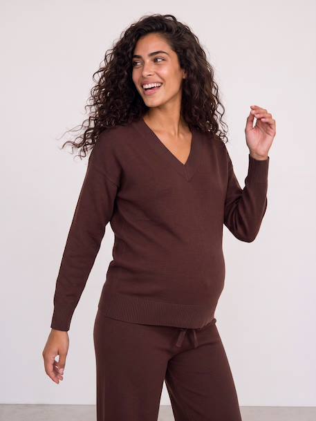 Ensemble pantalon grossesse chocolat 8 - vertbaudet enfant 
