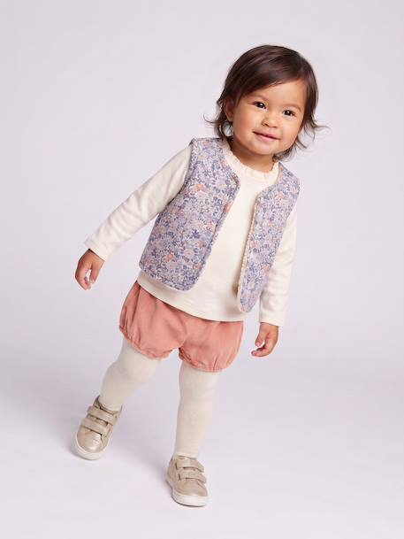 Ensemble 4 pièces bébé fille abricot 2 - vertbaudet enfant 