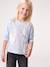 T-shirt manches longues La Reine des Neiges bleu ciel 1 - vertbaudet enfant 