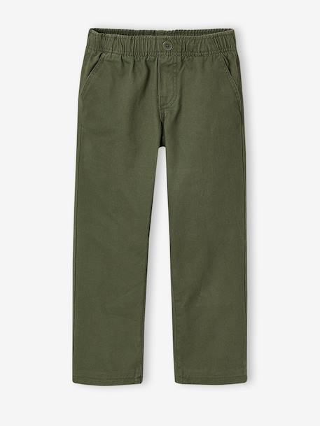 Pantalon large garçon bleu nuit+kaki 6 - vertbaudet enfant 