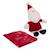 Plaid + peluche père noël Rouge 1 - vertbaudet enfant 