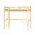 Lit mezzanine bois massif aaron Blanc+Bois naturel 7 - vertbaudet enfant 
