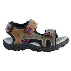 Chaussures-Sandales en cuir velours à scratch