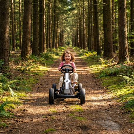 Kart à pédales enfant dès 2 ans - Exterieur Noir 3 - vertbaudet enfant 