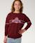 Sweat col rond archive dolphin fille Bone+Dark plum 12 - vertbaudet enfant 