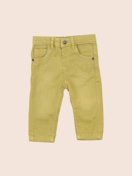 Jean - 9 mois Jaune 1 - vertbaudet enfant 