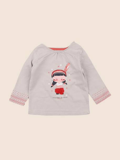 Tee-shirt - 12 mois Gris 1 - vertbaudet enfant 