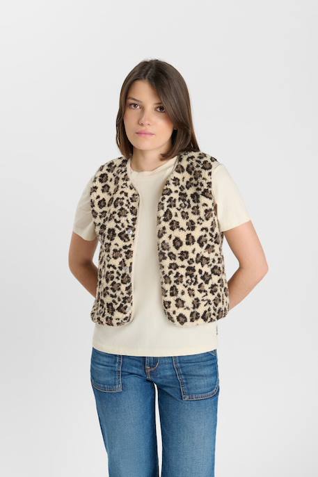 Veste sans manches sanrygi Leo cream 1 - vertbaudet enfant 