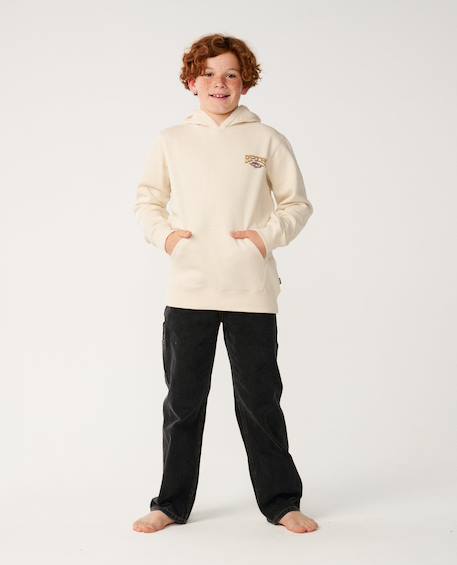 Sweat à capuche garçon air shred Pine night+Vintage white 10 - vertbaudet enfant 