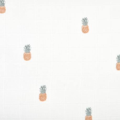 Parure de lit gaze de coton bio Ananas+Citrons+Petites oies 4 - vertbaudet enfant 