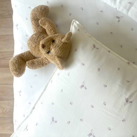 Parure de lit gaze de coton bio Colibri 3 - vertbaudet enfant 