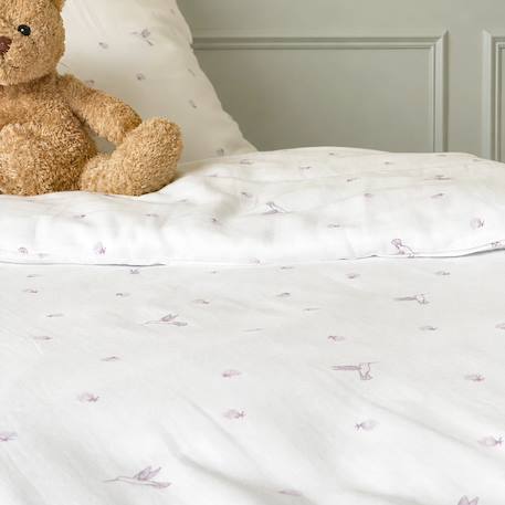 Parure de lit gaze de coton bio Colibri 2 - vertbaudet enfant 
