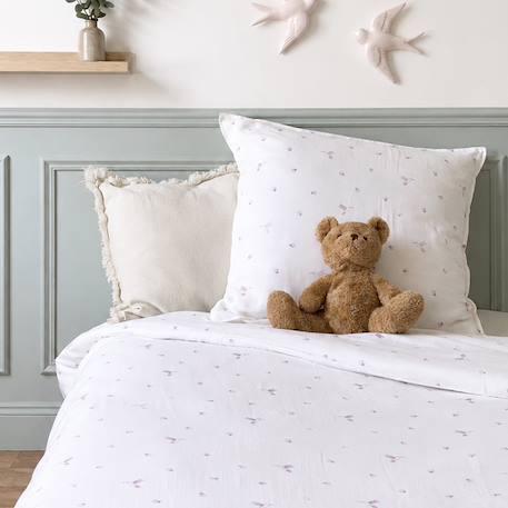 Parure de lit gaze de coton bio Colibri 1 - vertbaudet enfant 