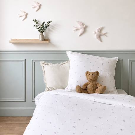 Parure de lit gaze de coton bio Colibri 5 - vertbaudet enfant 